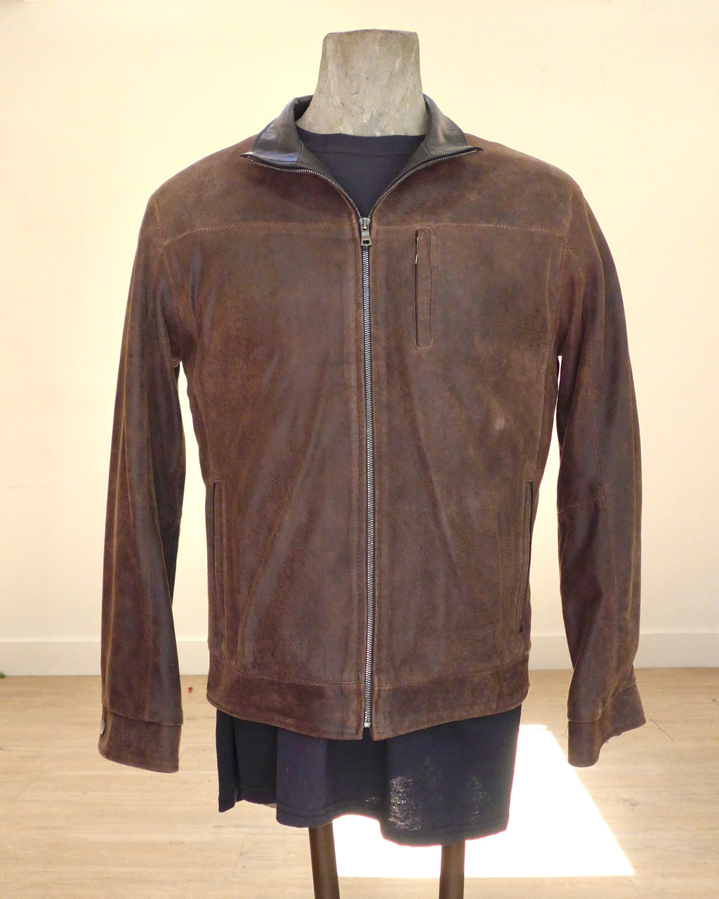 Cognac Remy Leather Jacket