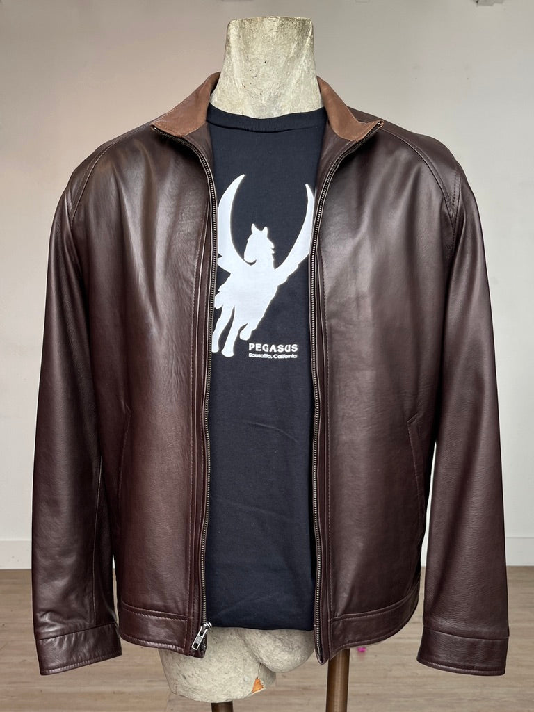Moccasin/Rustic Remy Leather Jacket
