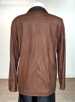 Remy Dakota Chocolate Leather Jacket
