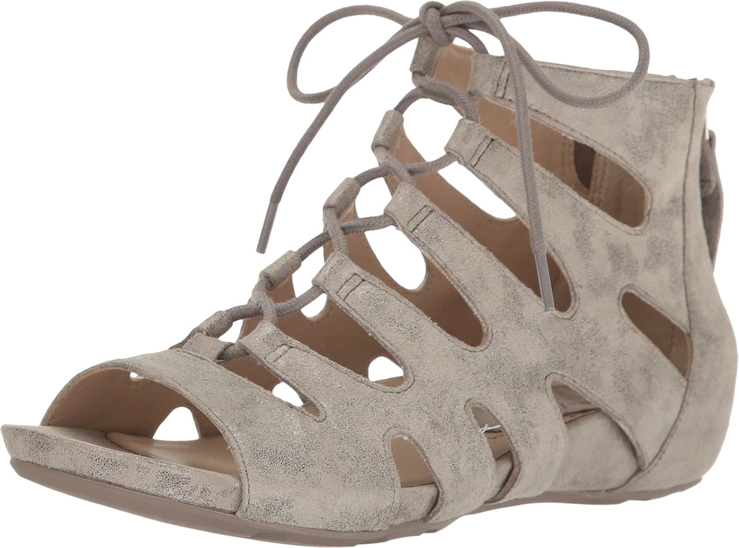 Earthies Roma Sandal Metallic