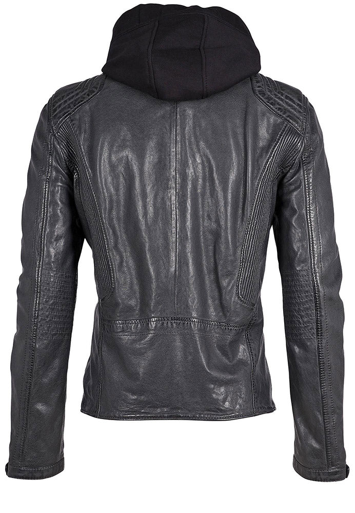 Aiden Leather Jacket, Anthra