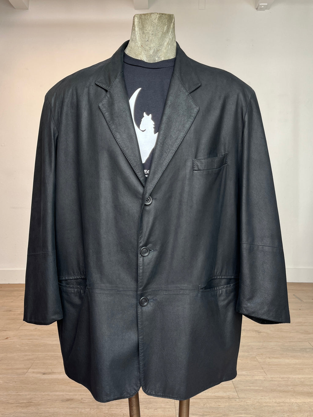 Big and Tall Remy Leather Blazer