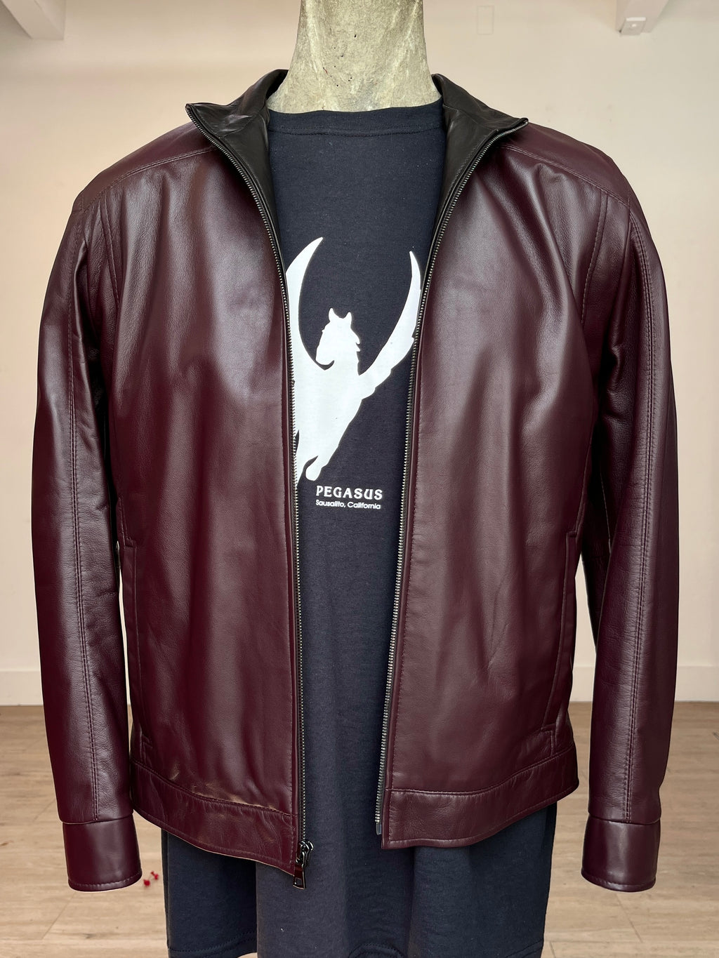 Merlot Leather Jacket