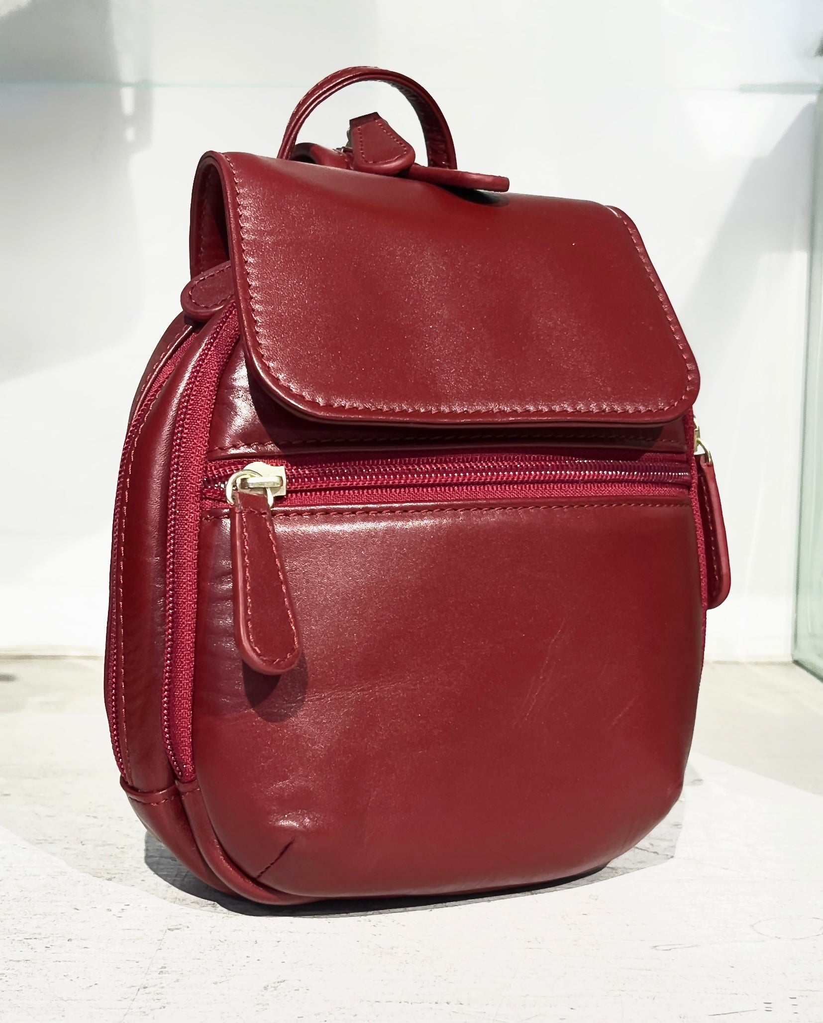 burgundy mini backpacks Ladies Scully Mini Backpack (Burgundy)