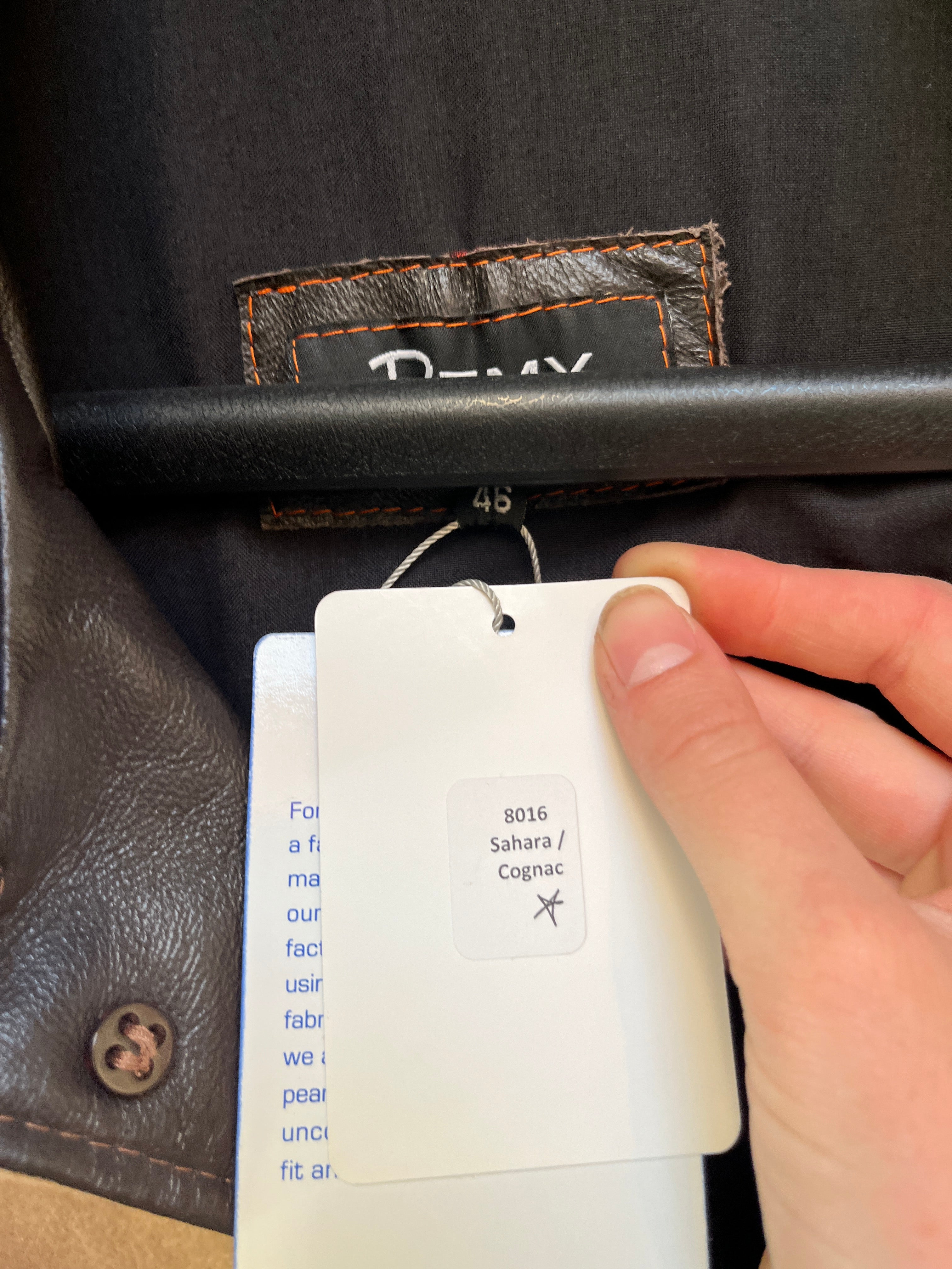 Remy Sahara/Cognac Leather Jacket