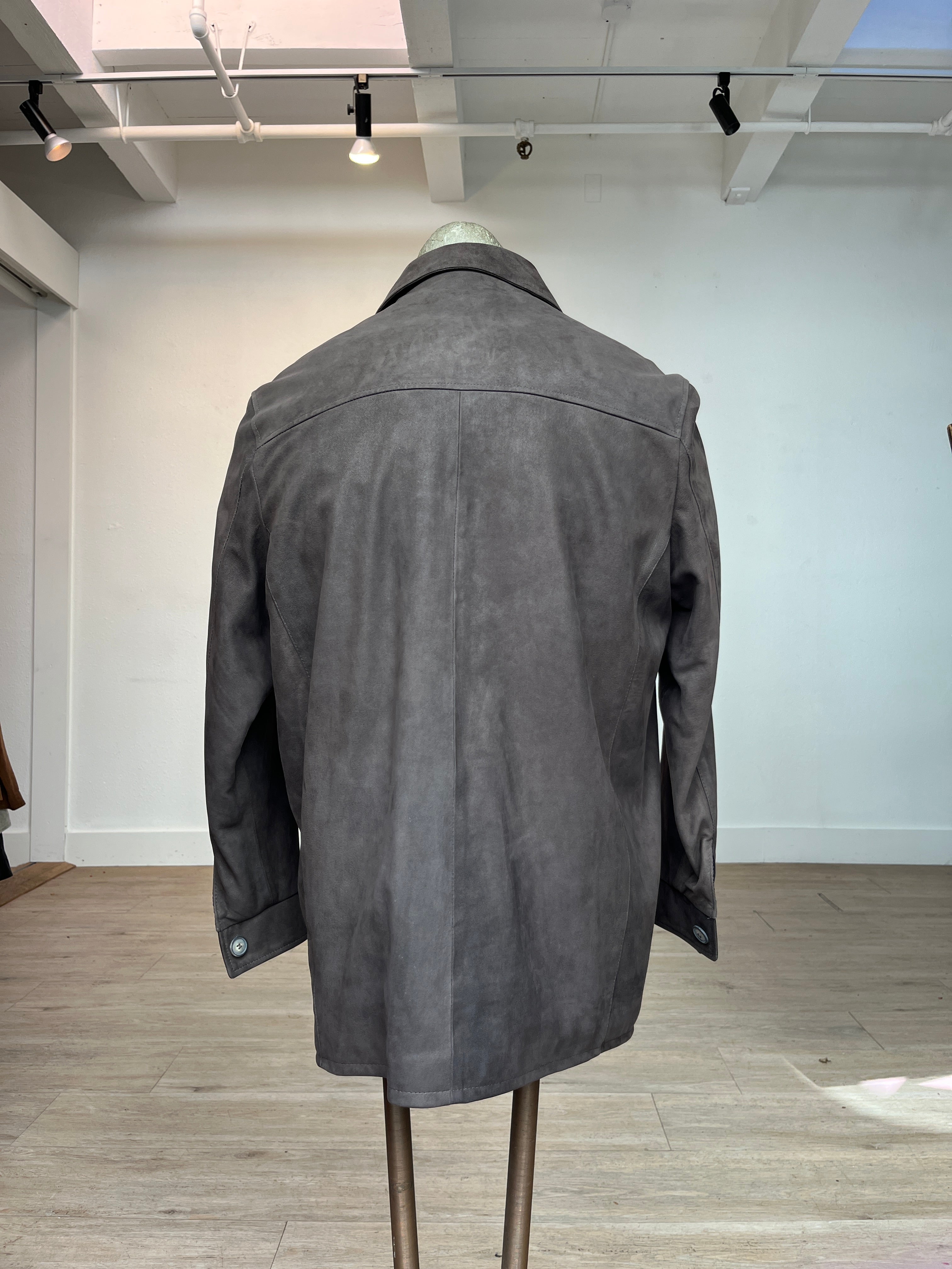 Remy Mocha/Rustic Leather Shirt Jacket