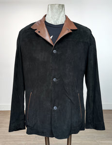 Remy Black/Timber Leather Jacket