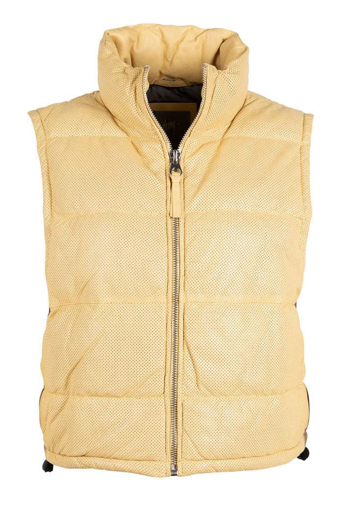 Mauritius - Ellice OS Leather Vest, Yellow