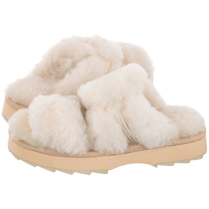 Emu Australia Off-White Wobbegong Slipper