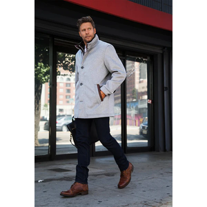 Remy Leather Wool-Cashmere Jacket