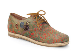 "Field of Poppies" Canvas Espadrille Sneaker