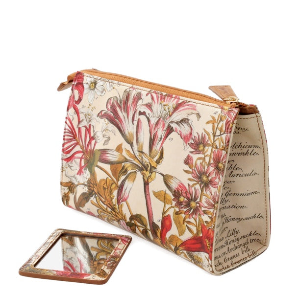 "Monthly Bouquet" Icon Cosmetic Case w/ Mirror