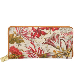 "Monthly Bouquet" Icon Full Zip Around Wallet