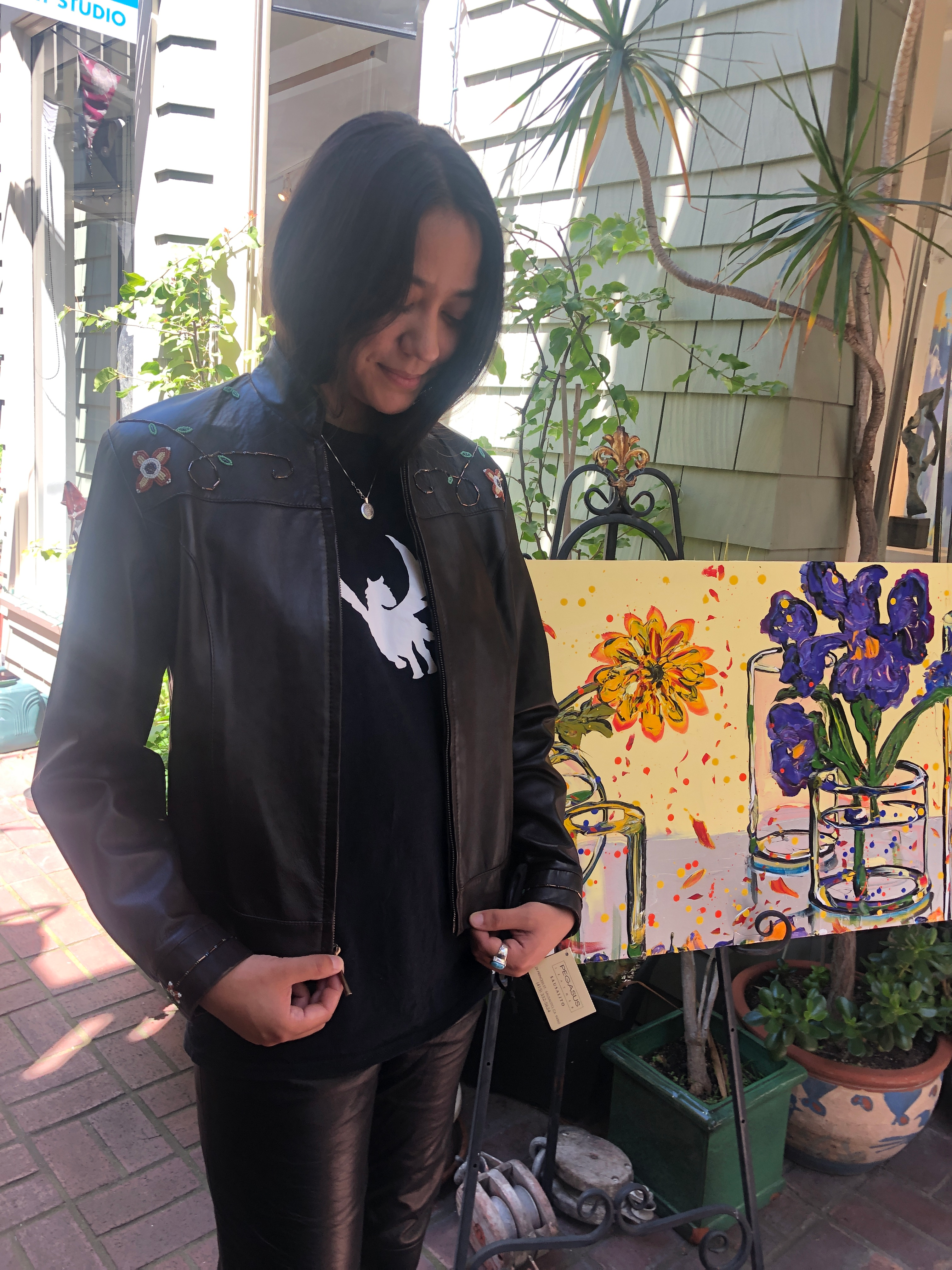 Jose Luis Women's Flower Beaded Embroidery Leather Jacket – Pegasus Leather  (Sausalito)