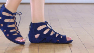 Earthies Roma Sandal Midnight Blue