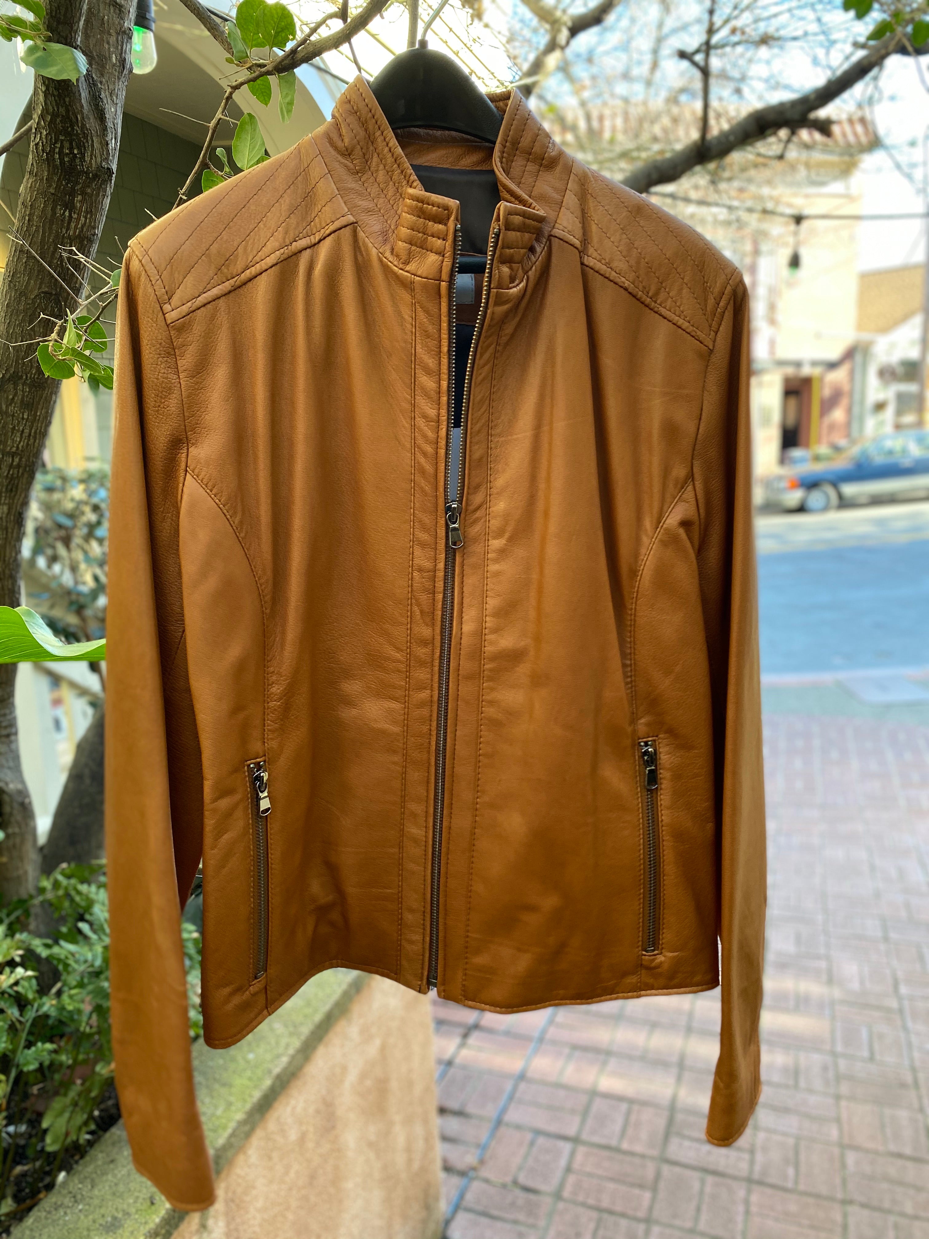Women’s Brown Leather Jacket