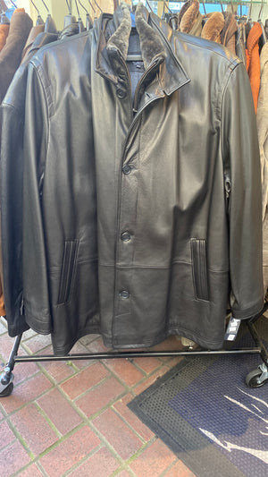 Men’s Black Supple Deer Leather